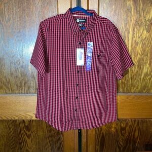 Red and Black Checkered Men's Shirt